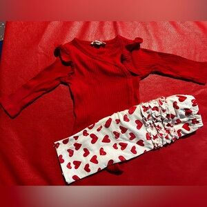 Jessica Simpson 6-9mo Heart Outfit